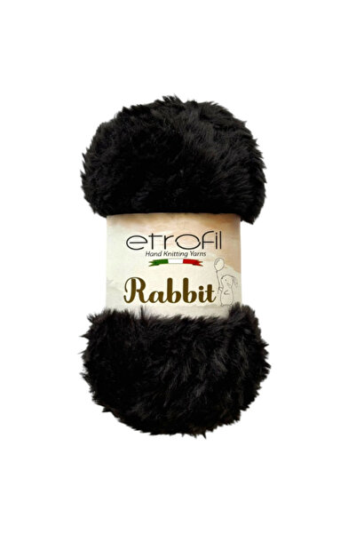Etrofil Rabbit %100 Polyester – 100 g 65 m Kalın Peluş Örgü İpi-70906-1 ADET