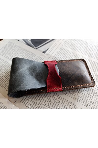 Mahfuz حافظة أقلام من الجلد الطبيعي المجنون لأقلامك الخاصة (لأقلامين) 27 سم \...