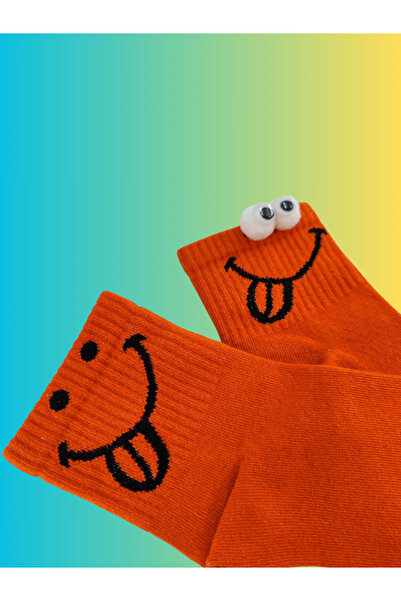 Shuttle Park Special Series Happy Colorful Smiley Socks Fun Comfortable Stylish Design Style Socks Made of Combed Cotton