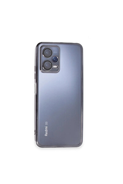 Marsilyan حافظة ريدمي نوت 12 برو 5 جي من السيليكون مع عدسة - أسود