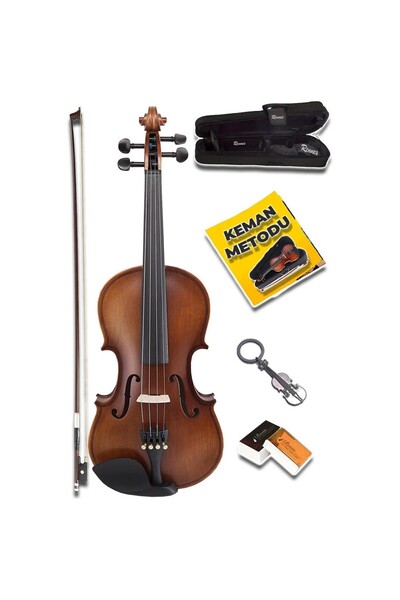 AyrStore RV-402 Çocuk Kemanı Seti Kaliteli 1/2 Boy (8-10 Yaş Arası)