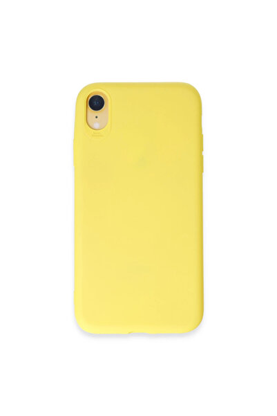 eco port iPhone Xr Case First Silicone - Yellow