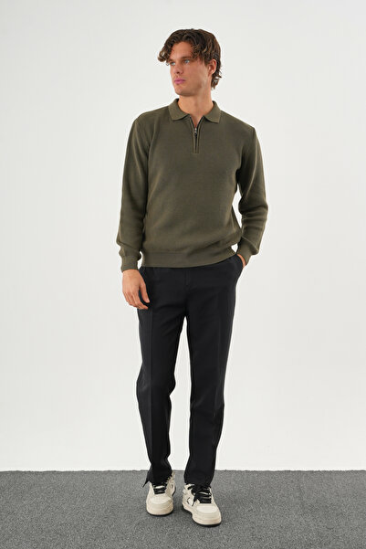 Redline Haze Oversized Knitwear Long Sleeve Sweater Khaki