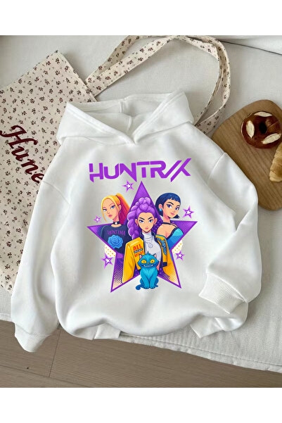 Touz Moda Young Kpop Demon Hunters 3-Thread Thick Sweet Hoodie