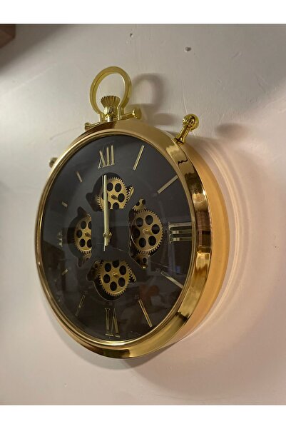 Zenba Design Rustik Metal Duvar Saati