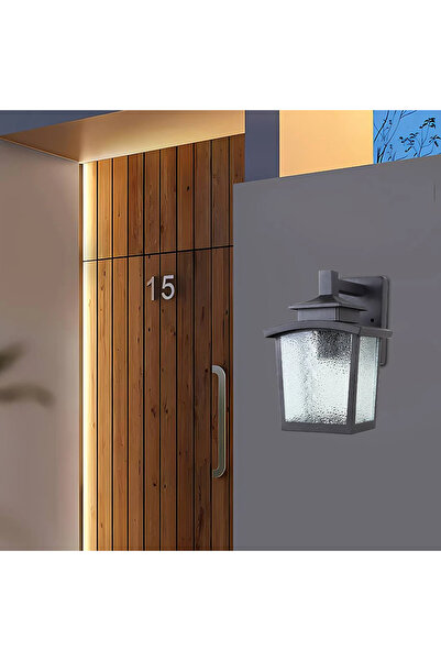 HAMER فانوس جداري أسود – إنارة خارجية واضاءة جدارية