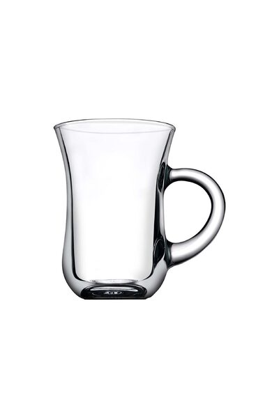 Paşabahçe Set of 6 Turkish Tea Glass Glasses, Cay Bardagi, Pasabahce - 145 ml