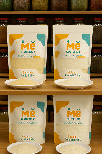 Glutensiz Me 2 Kg Glutensiz Pirinç Seti Basmati / Baldo / Osmancık / Yasemin ...