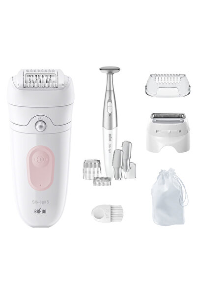Braun Αποτριχωτική μηχανή Silk-épil 5 5-230 για υγρό και στεγνό ξύρισμα, MicroGrip, Smart Light, 28 τσιμπιδάκια, 2 ταχύτητες