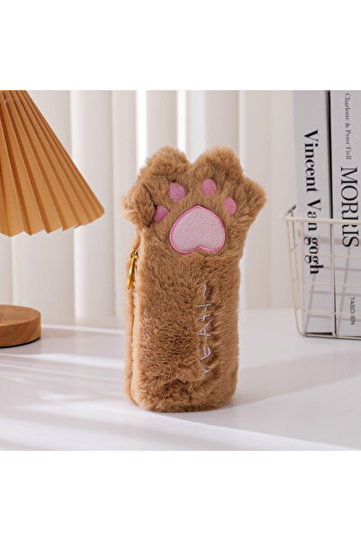 synshop Suport pentru stilou din pluș cu labe de câine Kawaii pisică Cutie pe...