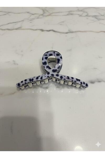 bettin tasarım Leopard Zebra Pattern Modern Curved Women Bone Hair Clip 11cm Durable Stylish Hair Holder