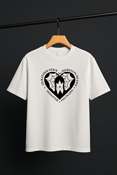 karikatürstore Wednesday Kaliteli Baskılı Tişört