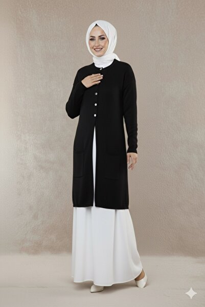 İmran Triko New Season Dizboy Women's Jacket - Beard Yarn, Collar Buttoned, Two Pockets, Casual, for Stylish Outfits