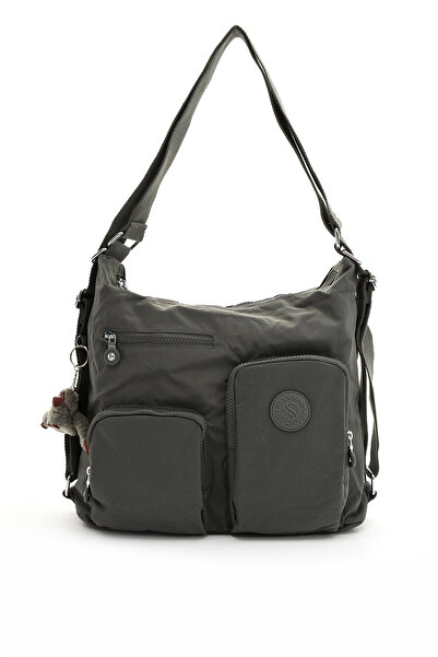 Sanmorris حقيبة ظهر وكتف نسائية من GLC مكونة من 3021 جزءًا من قماش مجعد مقاوم للماء