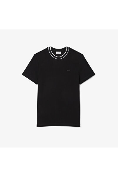 Lacoste Stretch Pique Stripe Collar T-shirt - TH8174-00-031