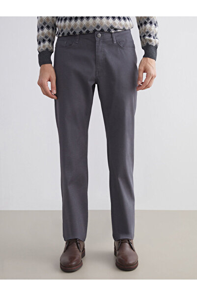 LC Waikiki Gray Standard Fit Men's Chino Trousers