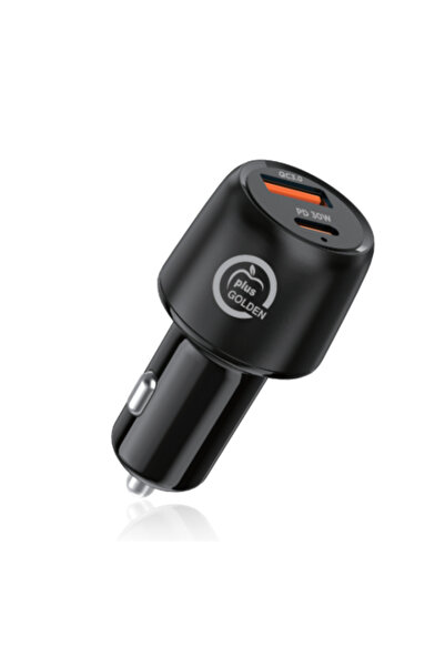 plus golden 48W Dual-Port Fast Car Charger