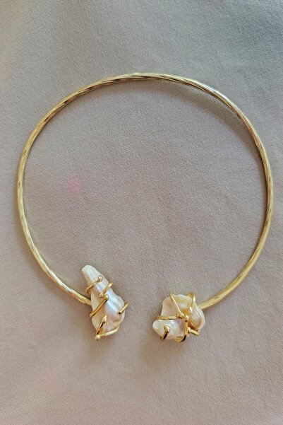 UTOPIAN Büyük İnci Tasma Kolye