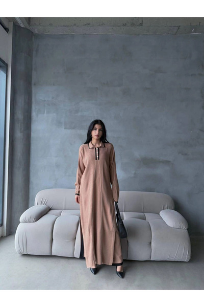 Seçkin Trend Pantaloni cu fantă haine costum tricot dublu elf de nurcă