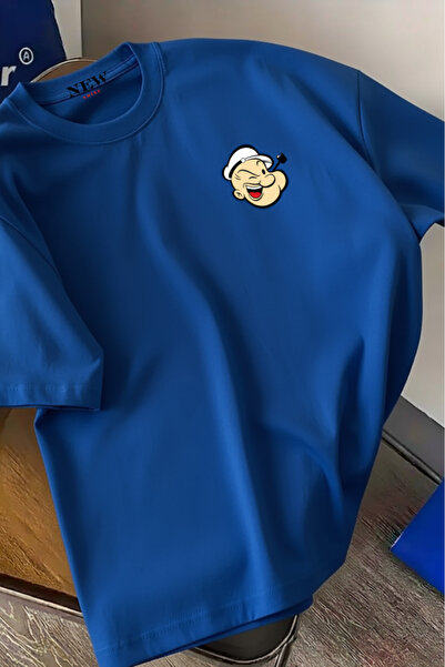 New Shine تي شيرت تيمال رايس مطبوع قصة فضفاضة