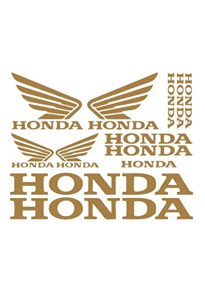 Oracal 651 Honda Motorcycle Car Sticker Set, copper
