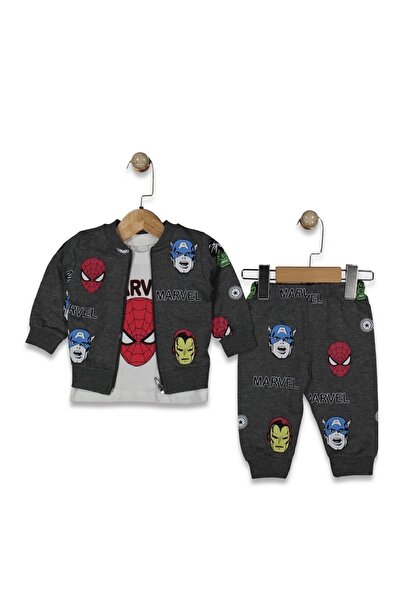 minella kids Male 6/18 Months Printed Three-Piece Set