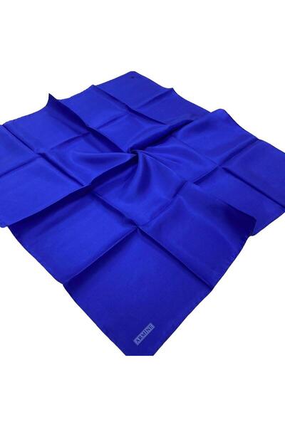Armine Tivil μπλε κοβαλτίου Μονόχρωμο μεταξωτό μαντήλι IST 10D02 - 115