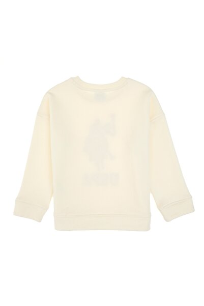 U.S. Polo Assn. U.S. Polo Assn. Girl's Printed Regular Fit Sweatshirt