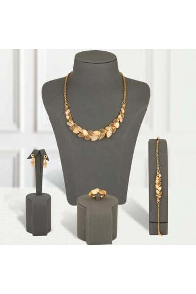 knooz طقم بديل الذهب أوراق الذهب لايسبب الحساسيه