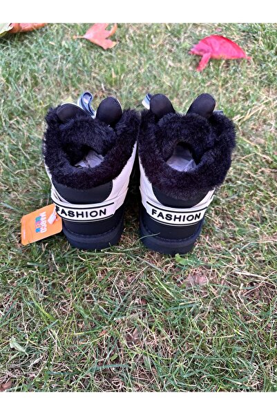 MARCOMEN Rabbit Patterned Girl's Boots with Fur Inside