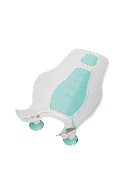 bebeLOGIC Κάθισμα μπάνιου μωρού με στήριξη που τοποθετείται στον νιπτήρα, αντιολισθητικές βεντούζες, πράσινο,