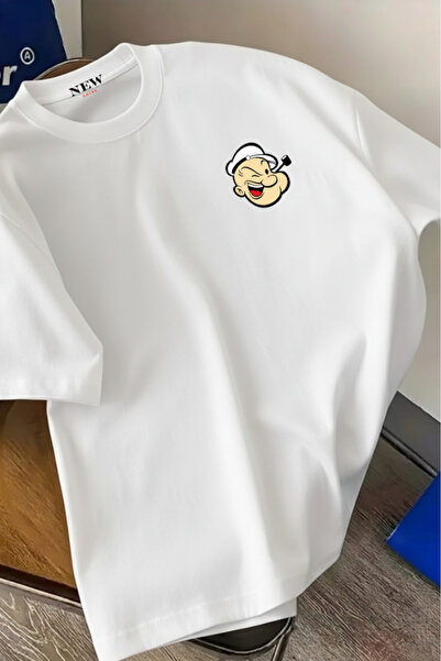 New Shine تي شيرت تيمال رايس مطبوع قصة فضفاضة