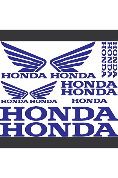 Oracal 651 Honda Car Moto Sticker Set, blue