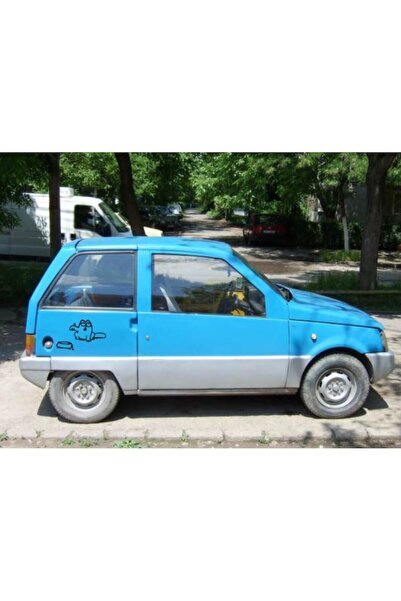 Oracal Tank Cat Sticker, 15cm, black