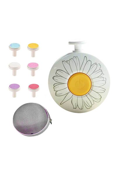 mediLOGIC Ηλεκτρική λίμα νυχιών για νεογέννητα και παιδιά, φλοράλ λευκό, κουτ...