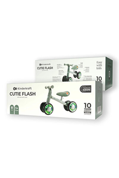 Kinderkraft FLASH BOX BALANCE BIKE, GREEN