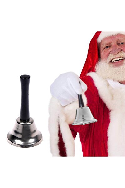 KostümPartim Yılbaşı Noel Baba El Çanı Yeni Yıl Noel Aksesuar