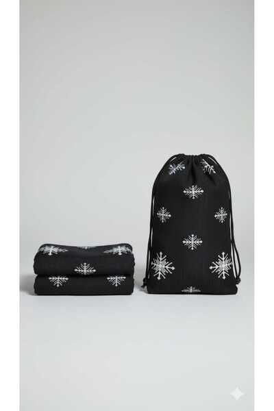 Mask Special Design Modern Women's Knitwear Shawl with Snowflake Motif – Soft Texture, Lightweight and Stylish (170X70 cm)