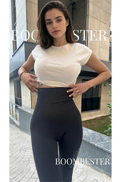 BoomBester Stitch-Free Extra High Waist Corseted Shaping / Sculpting Push up Women's Sports Leggings – Black Fit Form