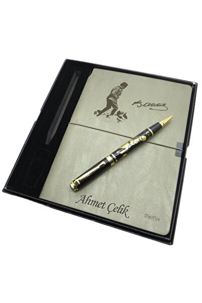 Signator Scrikss İsme Özel Verona Defter(K.Atatürk İmzalı) + İsme Özel Atatür...