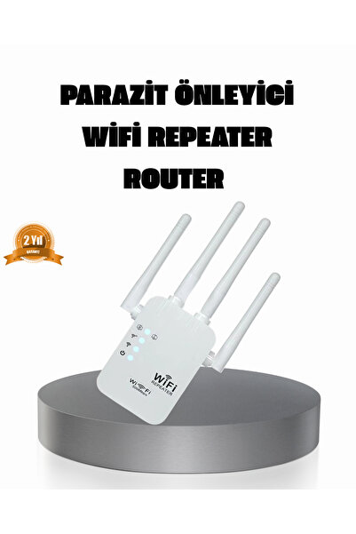 UCUZTEKNO 50 Cihaz Destekli 300Mbps Kablosuz Sinyal Güçlendirici RJ45 Kablolu...