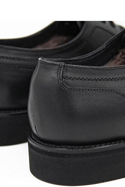 OGGI 029901 Fur Men's Classic Shoes - Black