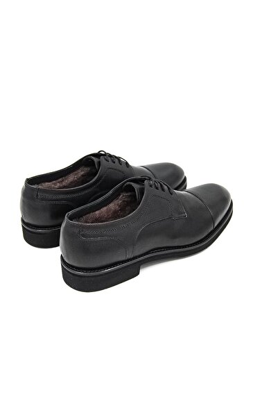 OGGI 029901 Fur Men's Classic Shoes - Black