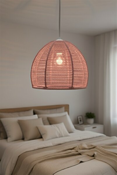 afralya home Pinterest Tarzı Tekli Sarkıt Beyaz Modern Dokulu Özel Tasarım İskandinav & Bohem Tekli Avize