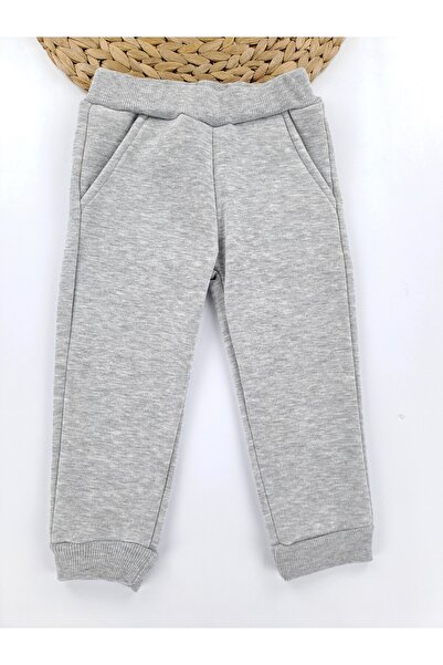 Butik Boys and Girls Christmas Themed Printed Hooded Tracksuit Set 3 Thread Fleece Lined Winter Wear