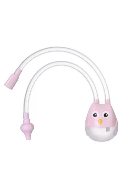 mediLOGIC Aspirator nazal bebelusi si copii “Culori Pastelate”, bufnita roz, ...