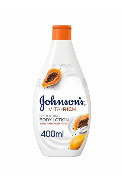 Johnson's Vita Rich Smoothing Body Lotion with Papaya Extract 400ml