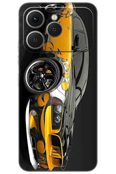 TECNO Spark 40 4G (KM5n) Uyumlu Kılıf Desen Baskılı Silikon Carros Velozes STK:292 CP-hyc7kPs