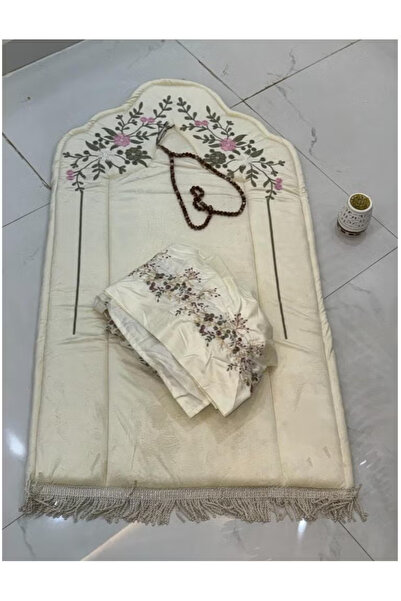 Without a mark سجادة وشرشف صلاة مع غلاف مصحف طقم - سكري