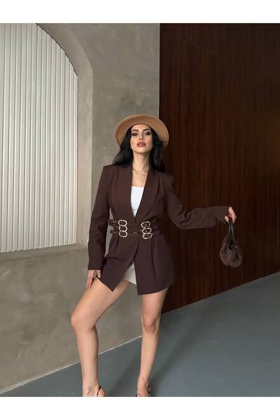 buqre's moda Μπουφάν με λεπτομέρεια σχεδίασης με επένδυση σεζόν